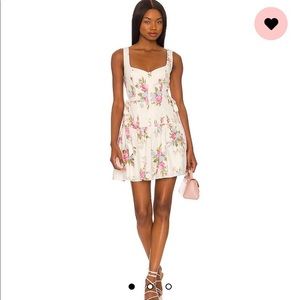 LPA Brigida Mini Dress in Giardino Floral